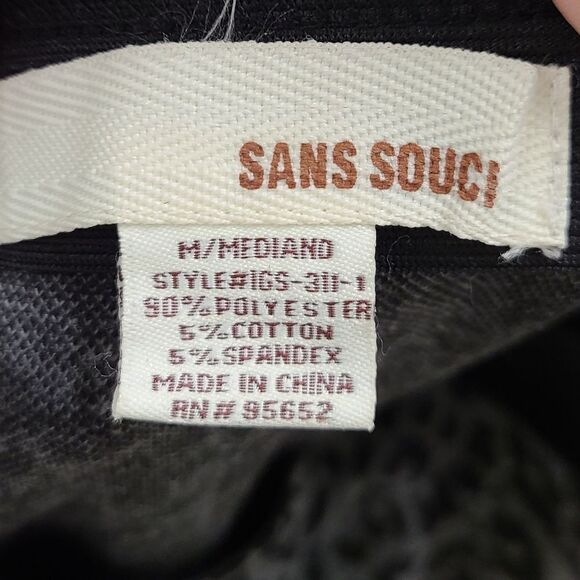 Sans Souci Gray Skirt Medium Animal Print Stretch - Picture 4 of 6